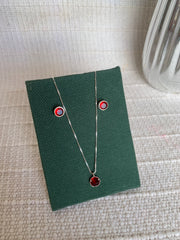 Conjunto Ponto de Luz vermelho