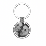 Chaveiro Personalizável Redondo Aço Inoxidável