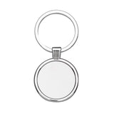 Chaveiro Personalizável Redondo Aço Inoxidável